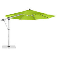 AMPELSCHIRM 350 cm Smaragdgrün  - Smaragdgrün/Silberfarben, Basics, Textil/Metall (350/350cm) - Doppler