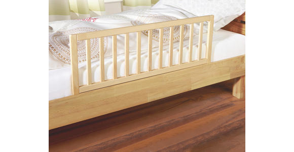 BETTSCHUTZGITTER 102/42 cm - Naturfarben, Basics, Holz (102/42cm) - My Baby Lou