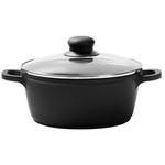 KOCHTOPF Turin 1,85 L  - Klar/Edelstahlfarben, KONVENTIONELL, Glas/Kunststoff (20cm) - Homeware Profession.
