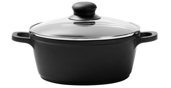 KOCHTOPF Turin 1,85 L - Klar/Edelstahlfarben, KONVENTIONELL, Glas/Kunststoff (20cm) - Homeware Profession.