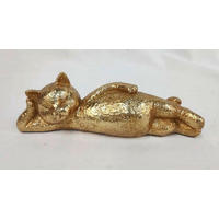 SZOBOR - aranyszínű/ezüstszínű, Basics, műanyag (21/5/7cm)