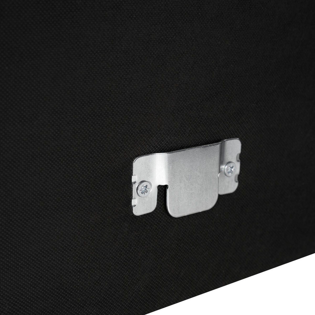 BOXSPRINGBETT 200/220 cm  in Anthrazit  - Anthrazit/Schwarz, Design, Kunststoff/Textil (200/220cm) - home24