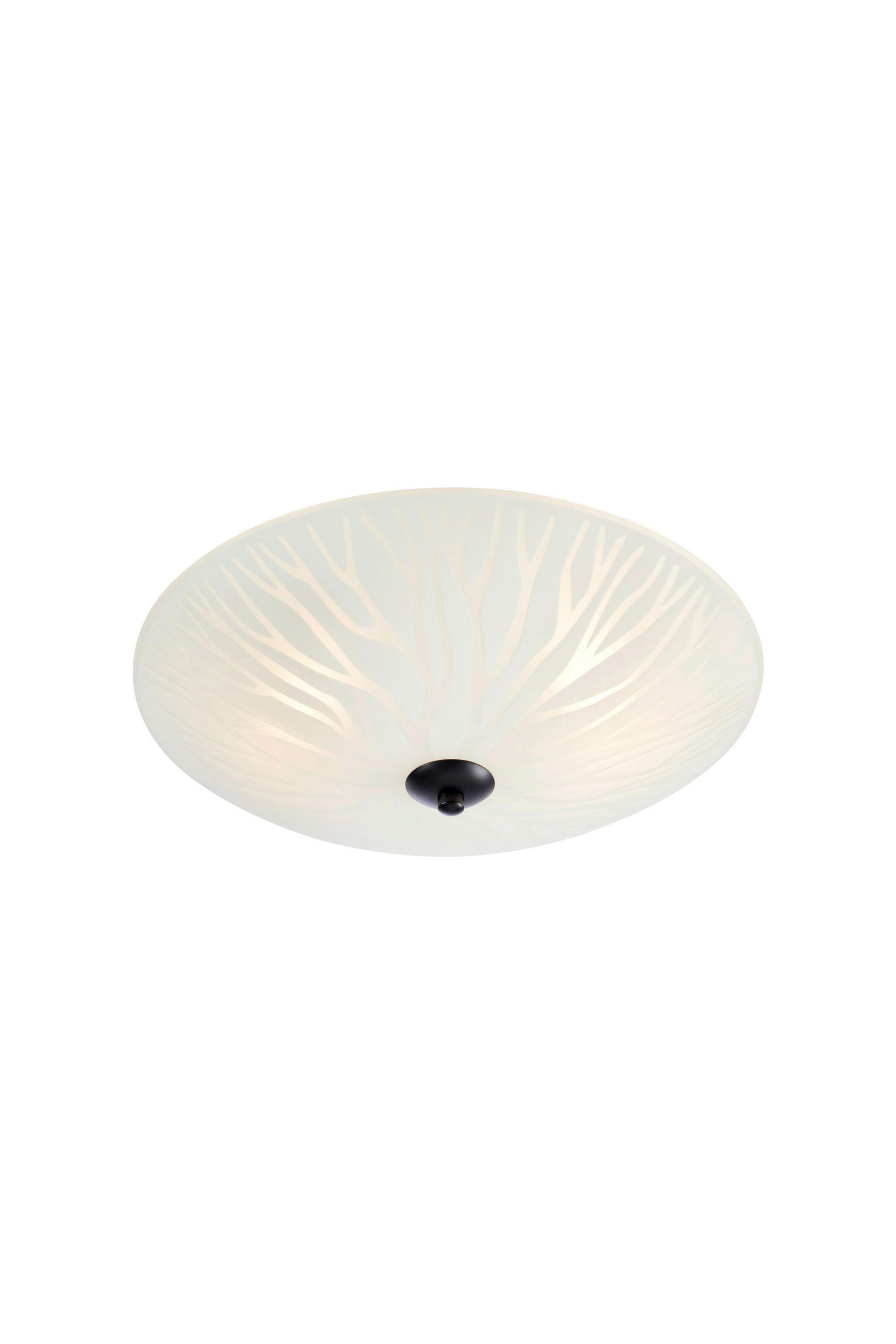 DECKENLEUCHTE Perla 36/10/36 cm  - Weiß, Basics, Glas/Kunststoff (36/10/36cm) - Markslöjd