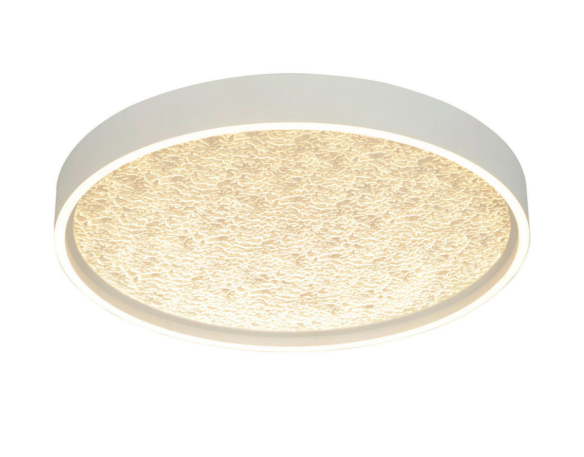 LED-DECKENLEUCHTE Bormes 60/6,5 cm   - Weiß, Basics, Kunststoff/Metall (60/6,5cm)