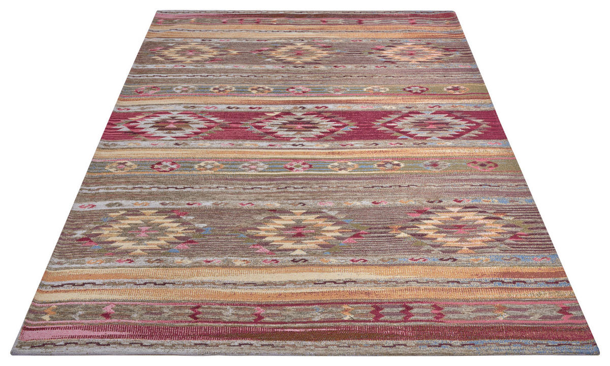 FLACHWEBETEPPICH 75/150 cm Gobelin Multicolor  - Multicolor, Design, Kunststoff/Textil (75/150cm)