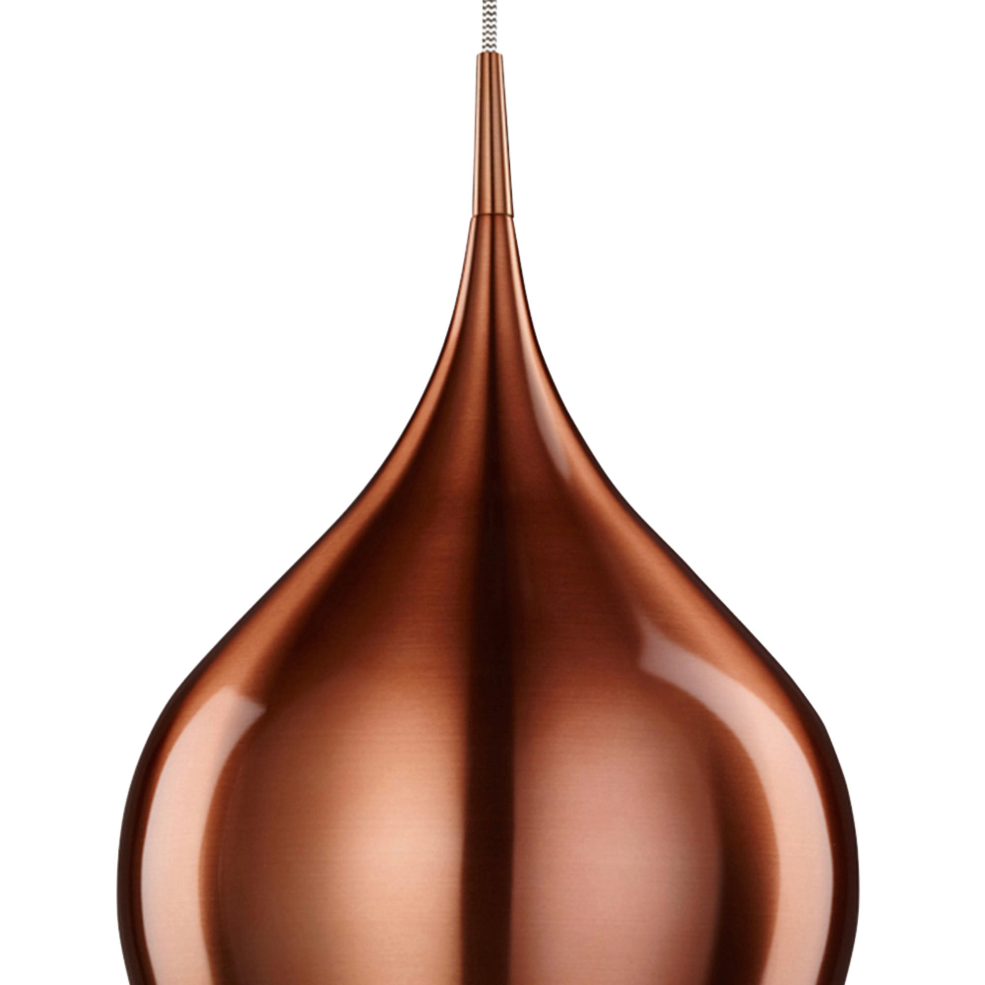 PENDELLAMPA Vibrant 26/160 cm  - kopparfärgad, Design, metall (26/160cm)