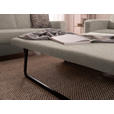 3-SITZER-SOFA in Flachgewebe Creme  - Chromfarben/Creme, Design, Textil/Metall (195/83/85cm) - Xora