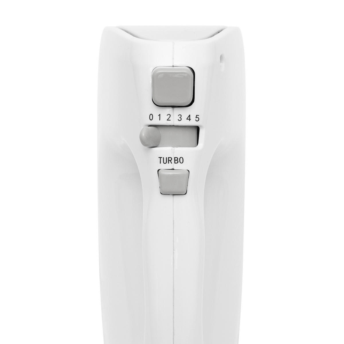 KÉZI MIXER - fehér, Basics, műanyag (24/15/14cm)