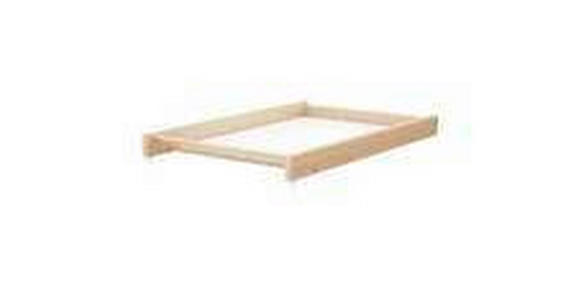 WICKELPLATTE  - Weiß Hochglanz/Buchefarben, Basics, Holz/Kunststoff (83/13/54cm) - My Baby Lou