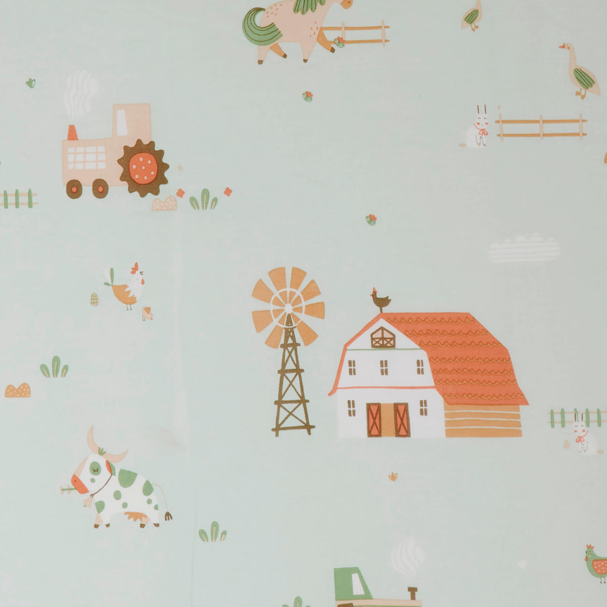 BABYBETTWÄSCHE Webstoff 100/135 cm  - Grün, Basics, Textil (100/135cm) - Avelia