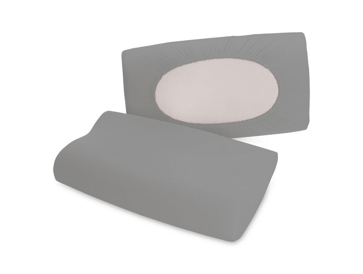 KISSENBEZUG PURE 40-70/40-90 cm  - Grau, Basics, Textil (40-70/40-90cm) - Schlafgut