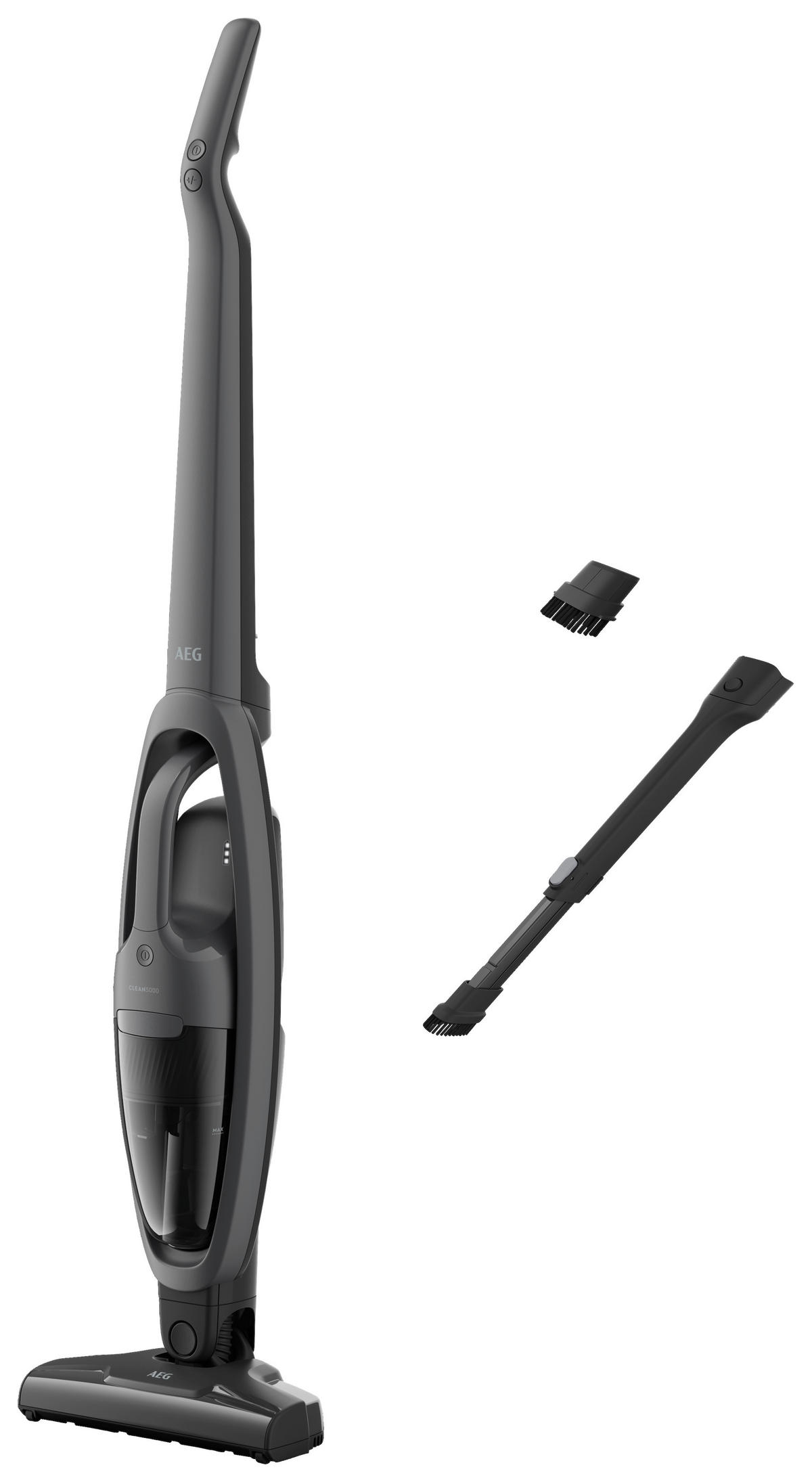 AKKU-BODENSTAUBSAUGER AS52CB18DG  - Dunkelgrau, Basics, Kunststoff (5/110,5/25,5cm) - AEG