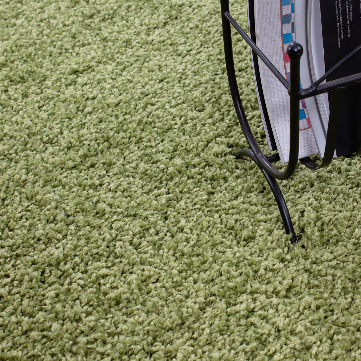 HOCHFLORTEPPICH 200 cm Life 1500 Grün  - Grün, KONVENTIONELL, Textil (200cm) - Novel