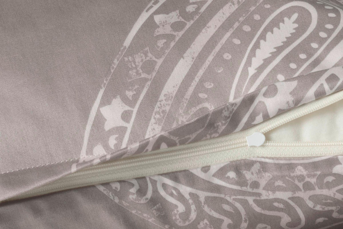 BETTWÄSCHE 2-teilig JOOP! PAISLEY Jersey 155/220 cm  - Taupe, Basics, Textil (155/220cm) - Joop!