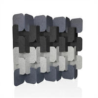TRENNWAND  in Grau, Hellgrau, Dunkelgrau  - Dunkelgrau/Hellgrau, MODERN, Textil (174/164/25cm) - MID.YOU