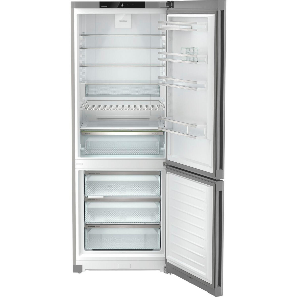 KÜHL-GEFRIER-KOMBINATION CNSFA7723  - Silberfarben, Basics, Glas/Kunststoff (74,7/201,5/67,5cm) - Liebherr