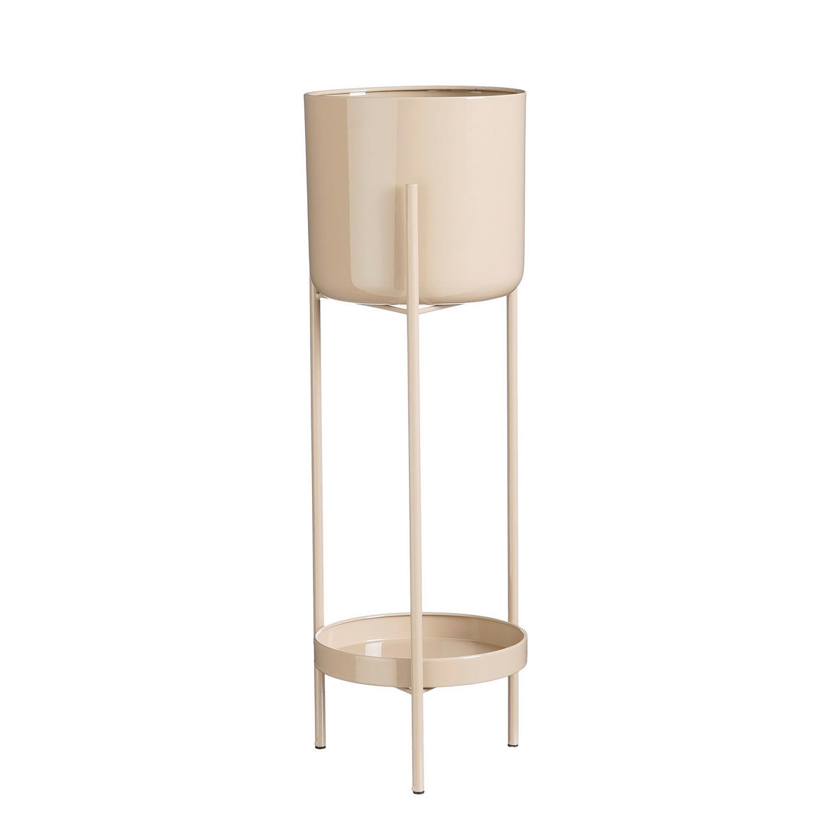 SAKSIJA ZA BILJE  metal  - sivobraon, Osnovno, metal (19/19/60cm)