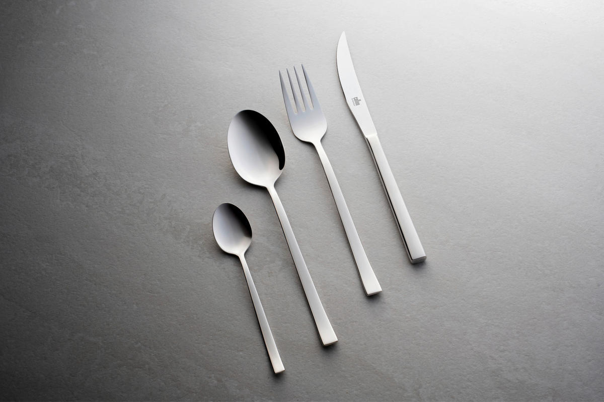 BESTECKSET OTTO  24-teilig  - Silberfarben, Basics, Metall (30/26/5null) - Collini