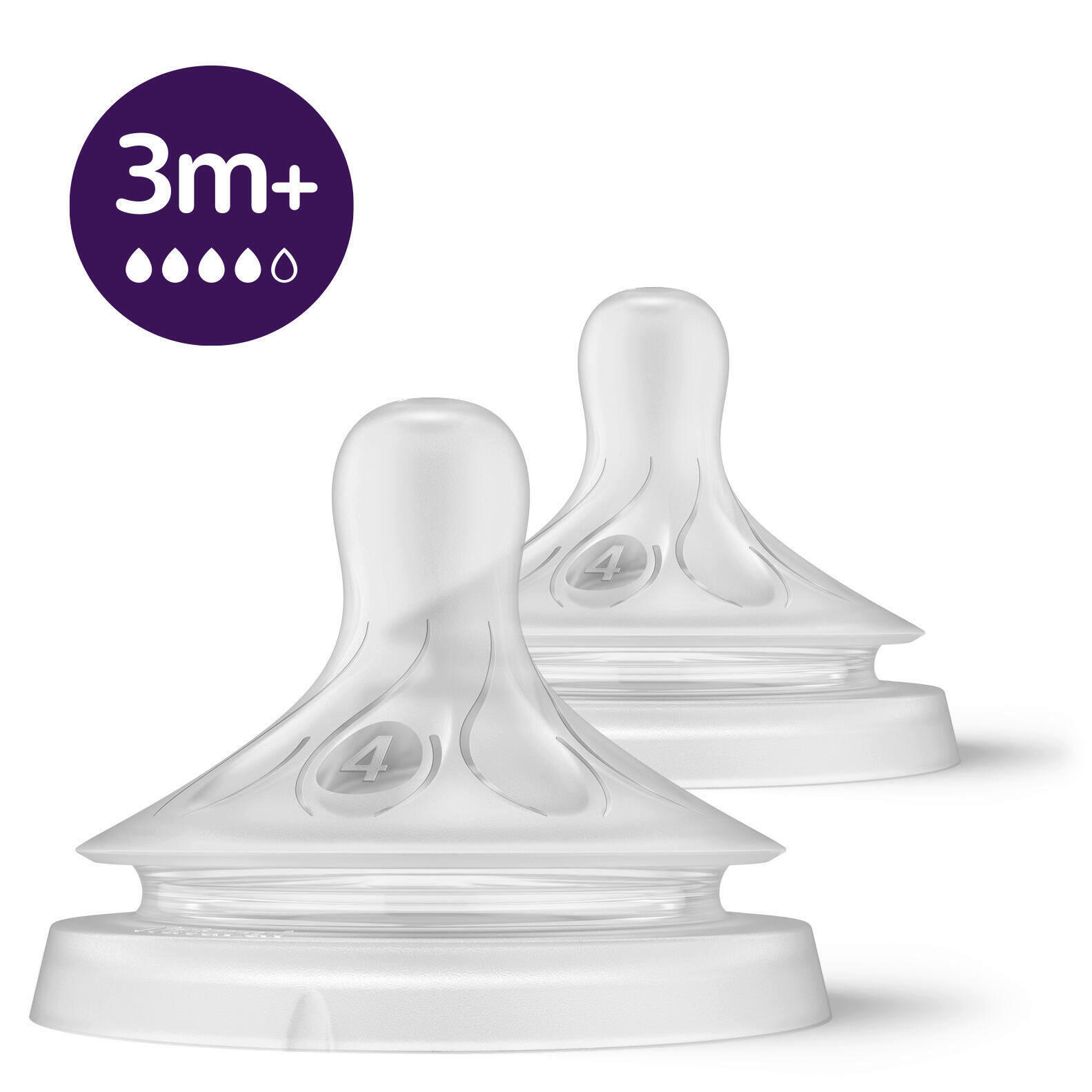 NASTAVAK ZA BOČICU - prozirno, Basics, prirodni materijali (6/6/13,5cm) - Avent