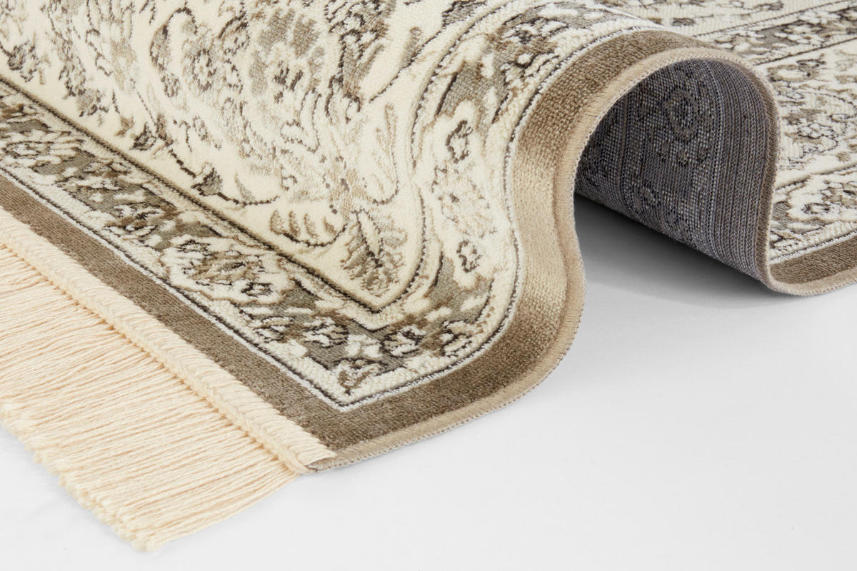 VINTAGE-TEPPICH 160/230 cm Naveh Creme, Ecru  - Ecru/Creme, Basics, Textil (160/230cm)
