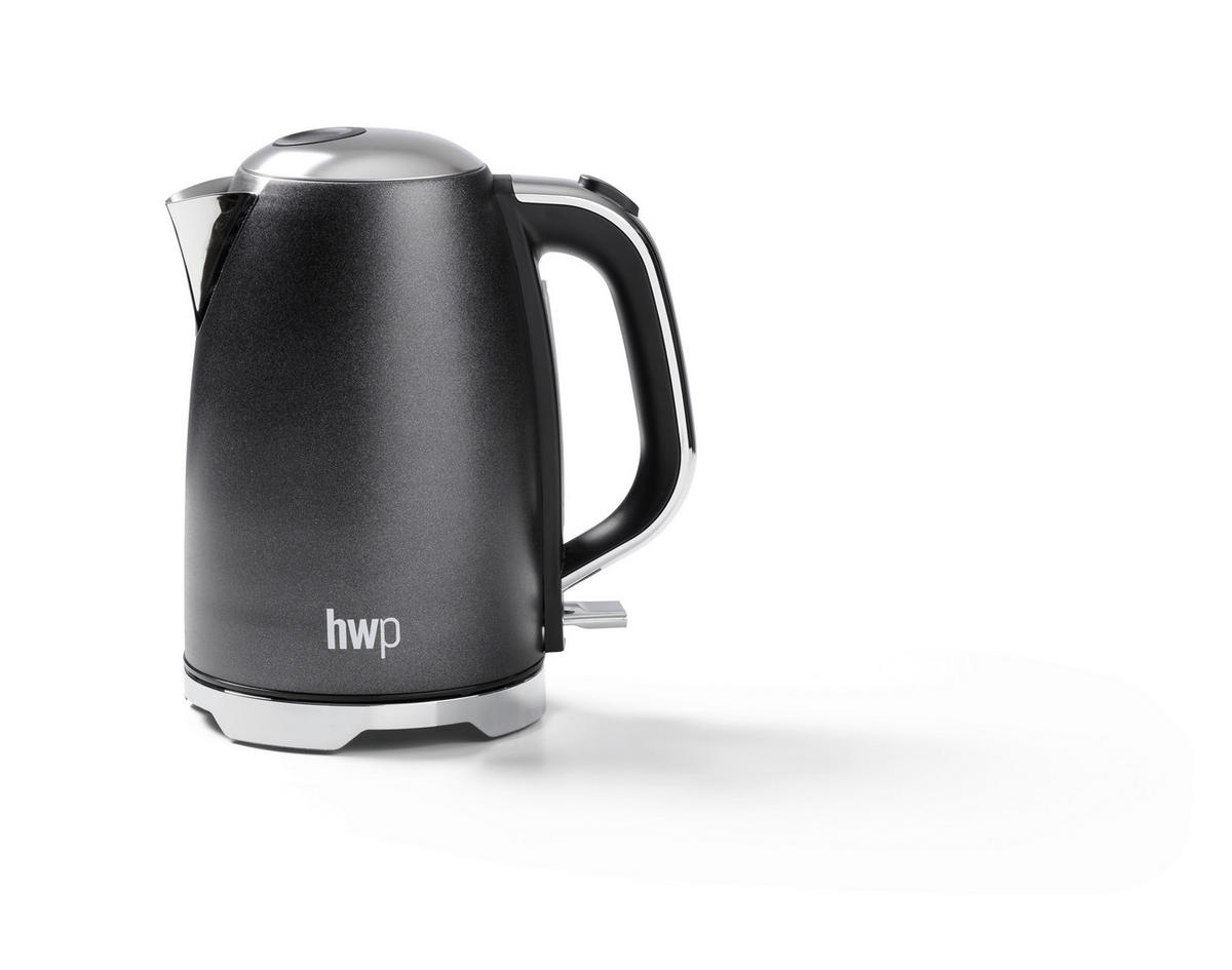 RÝCHLOVARNÁ KANVICA - tmavosivá, Konventionell, kov/plast (1,7cm) - Homeware Profession.