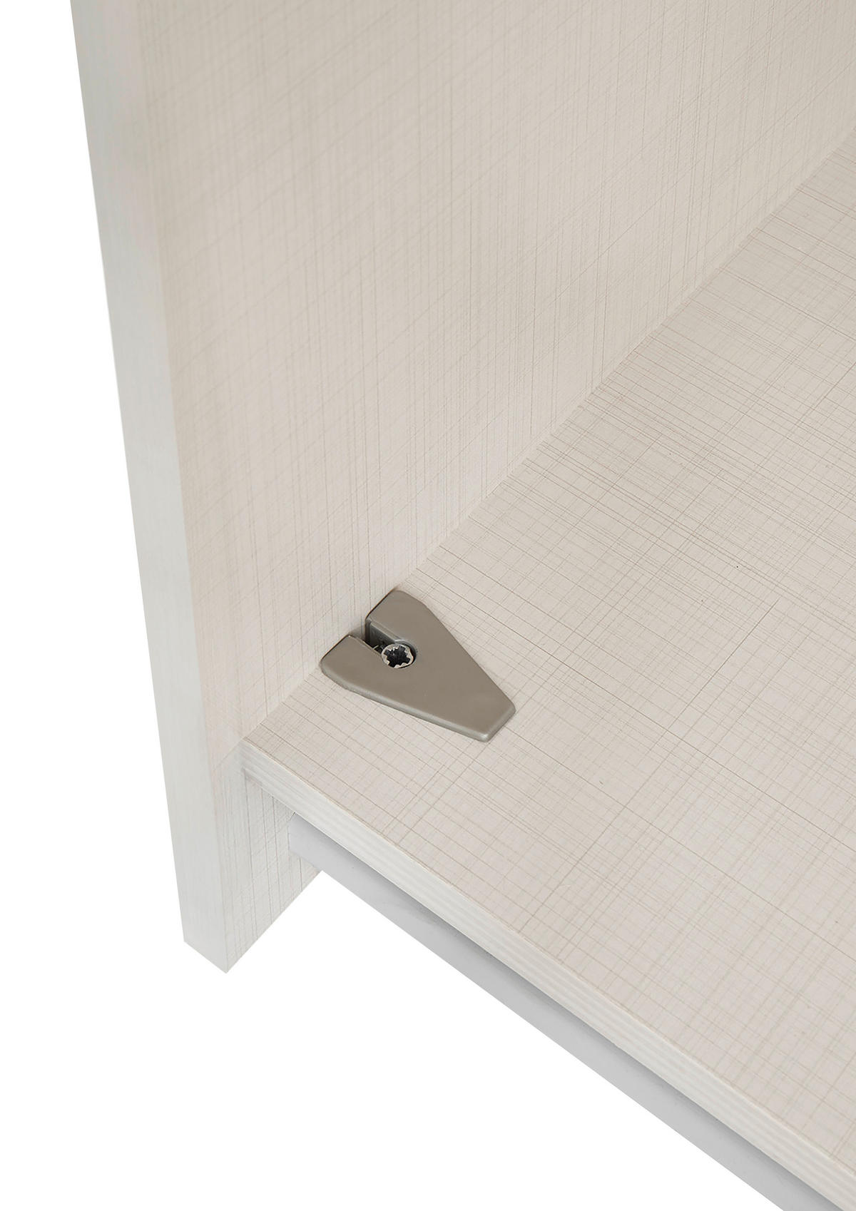 DREHTÜRENSCHRANK 298/222/63 cm,  in Elfenbein, 6-türig  - Elfenbein/Alufarben, Design, Holzwerkstoff/Metall (298/222/63cm) - Dieter Knoll