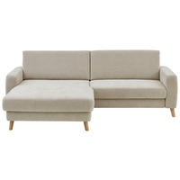 ECKSOFA  Chenille Beige  - Beige, Design, Holz/Textil (167/222cm) - Beldomo Comfort