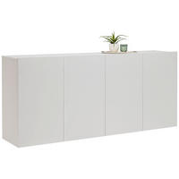 KOMODA, bela  - bela, Moderno, leseni material (180/80/42cm) - Hom`in