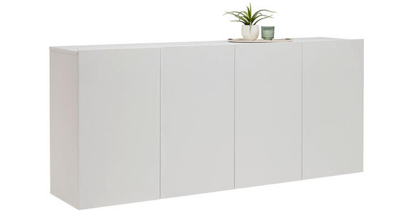 SIDEBOARD in 180/80/42 cm - Weiß, MODERN, Holzwerkstoff (180/80/42cm) - Hom`in