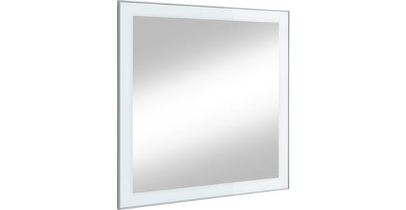 WANDSPIEGEL 80/77/2 cm - Weiß, Design, Glas (80/77/2cm) - Novel