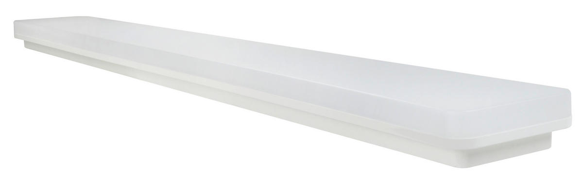 BADEZIMMER-DECKENLEUCHTE    120/14/5,2 cm  - Weiß, Basics, Kunststoff (120/14/5,2cm)