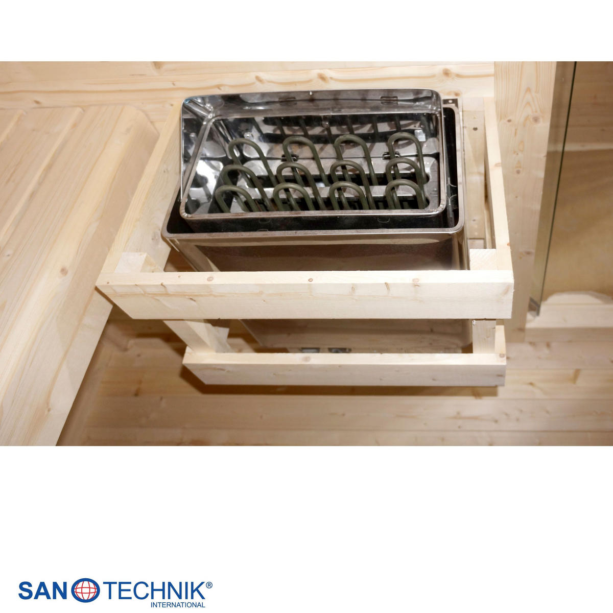 SAUNA für 4-5 Personen Vaasa  - Naturfarben, KONVENTIONELL, Holz (310/230/219,5cm) - Sanotechnik
