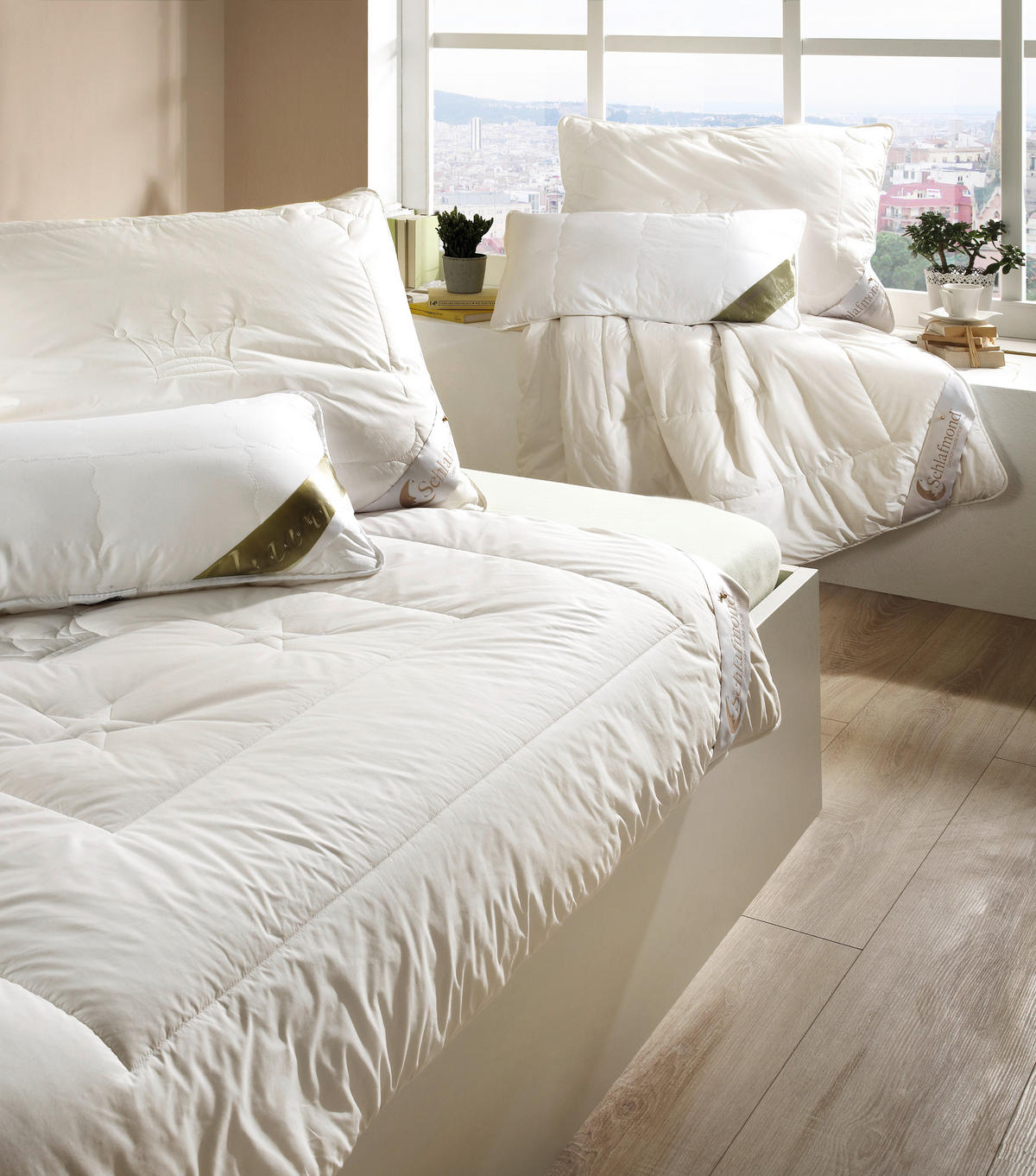 KISSEN 40/80 cm  Kleiner Prinz  - Creme, Basics, Naturmaterialien (40/80cm) - Schlafmond