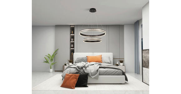 LED-HÄNGELEUCHTE 60/120 cm - Schwarz, Basics, Kunststoff/Metall (60/120cm) - Ambiente