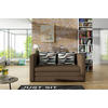 SCHLAFSOFA in Mikrovelours Braun  - Schwarz/Braun, Design, Kunststoff/Textil (132/62/70cm) - MID.YOU