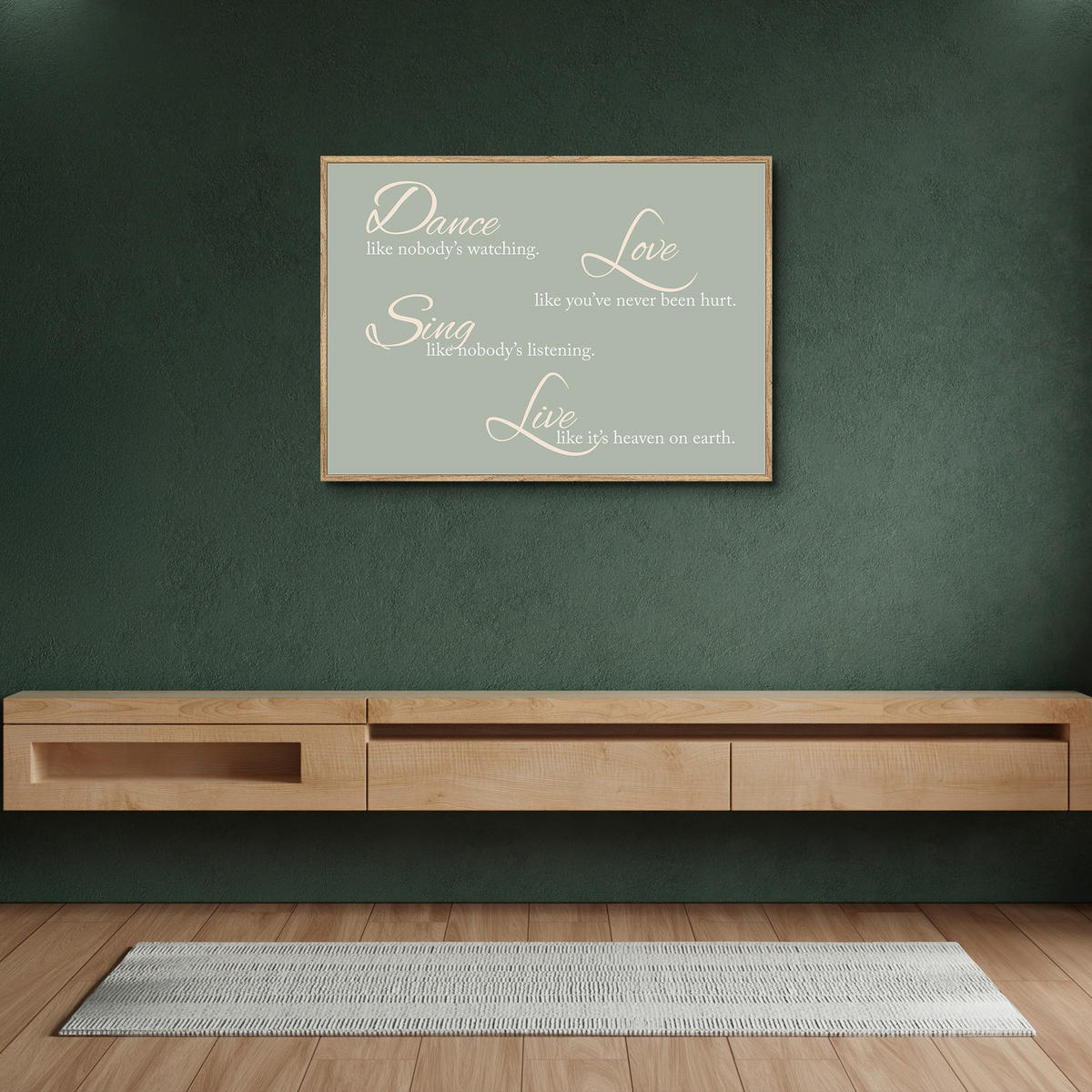 KONSTTRYCK 70/50 cm  - multicolor/ekfärgad, Lifestyle, trämaterial (70/50cm) - Monee