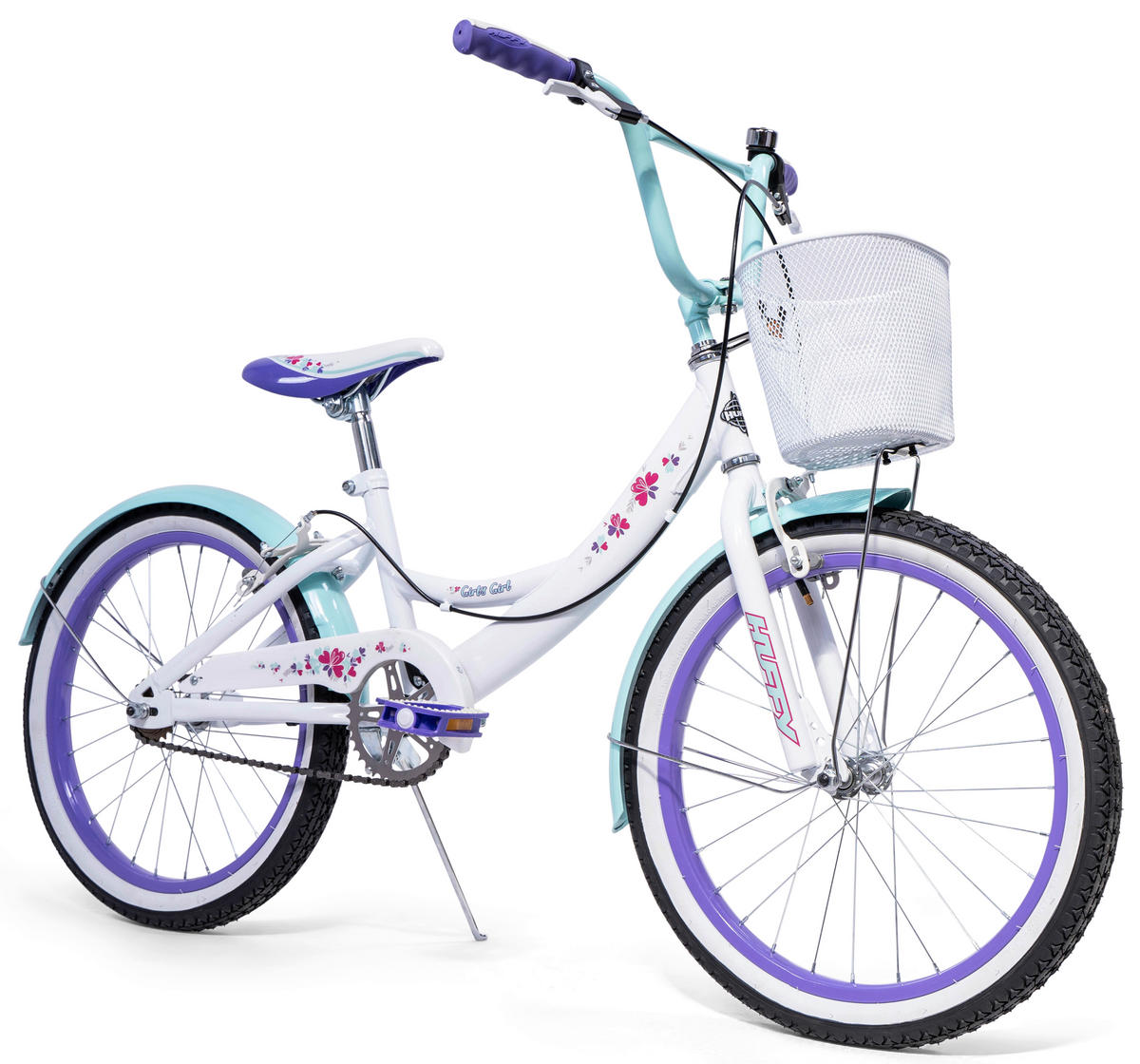 KINDERFAHRRAD 20 Zoll  - Lila, Basics, Metall (66/96.5/140.5cm)