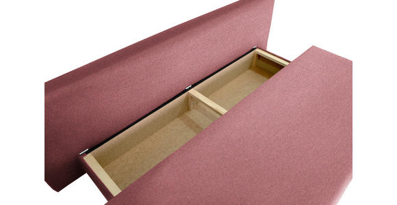 SCHLAFSOFA Taras  mit Stoffauswahl Webstoff Altrosa  - Schwarz/Altrosa, Design, Kunststoff/Textil (197/77/81cm) - Xora