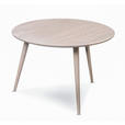 COUCHTISCH Wildeiche massiv 75/75/50 cm rund Eiche Bianco  - Eiche Bianco, Design, Holz (75/75/50cm) - Xora