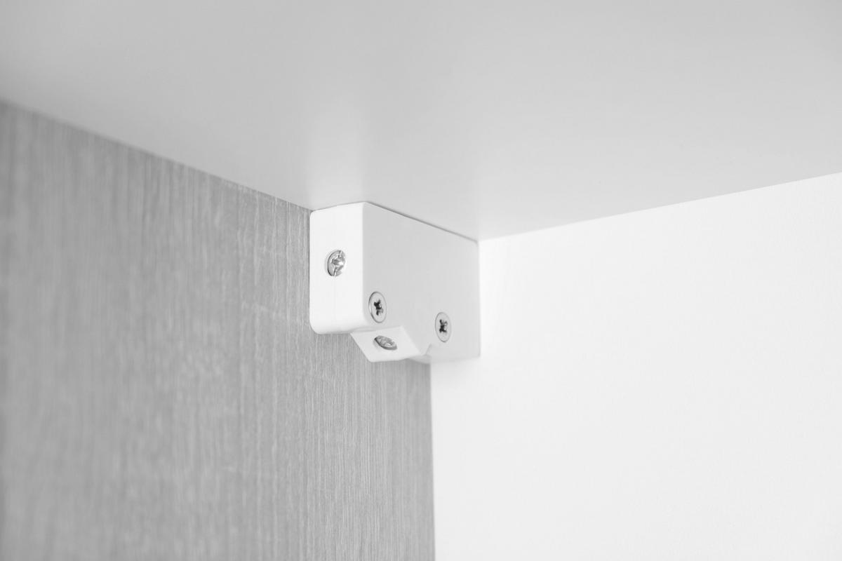 MINIKÜCHE 100 cm   in Grau, Eichefarben  - Eichefarben/Silberfarben, Basics, Holzwerkstoff/Metall (100cm) - Respekta