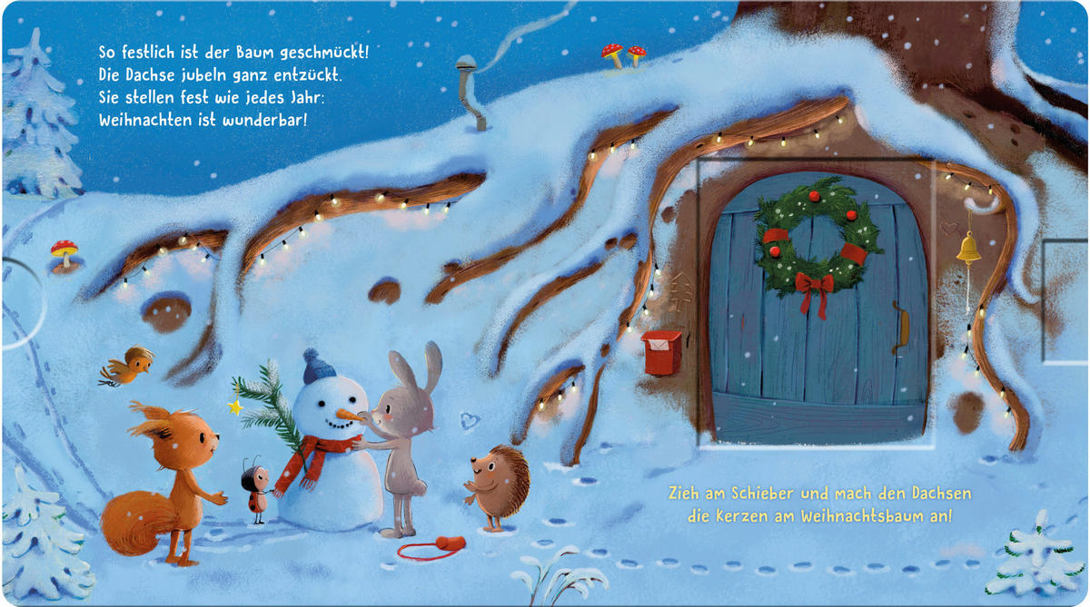 MITMACHBUCH Es leuchtet im Wald, kommt Weihnachten bald?  - Basics (17,6/19,6/1,8cm)