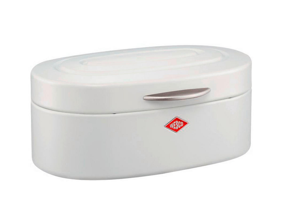 BROTKASTEN - Weiß, KONVENTIONELL, Metall (32/19/14cm) - Wesco