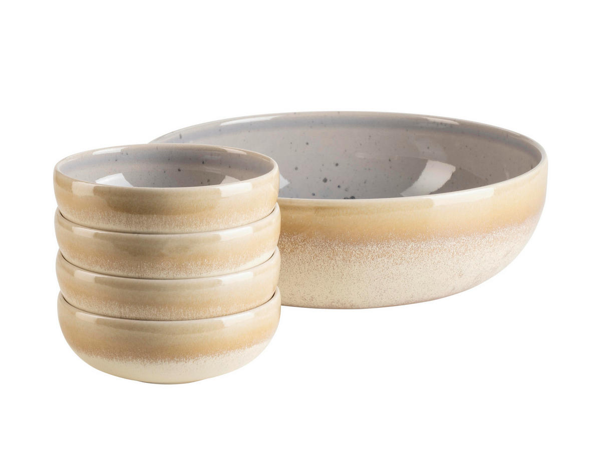 SCHÜSSELSET Candy 5-teilig  - Flieder, Basics, Keramik - Mäser