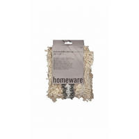 WISCHBEZUG - Creme/Weiß, Basics, Textil (22/30cm) - Homeware