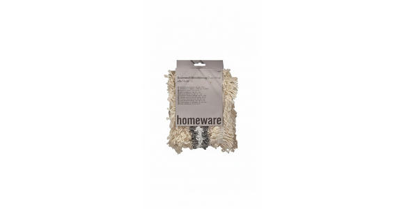 WISCHBEZUG - Creme/Weiß, Basics, Textil (22/30cm) - Homeware