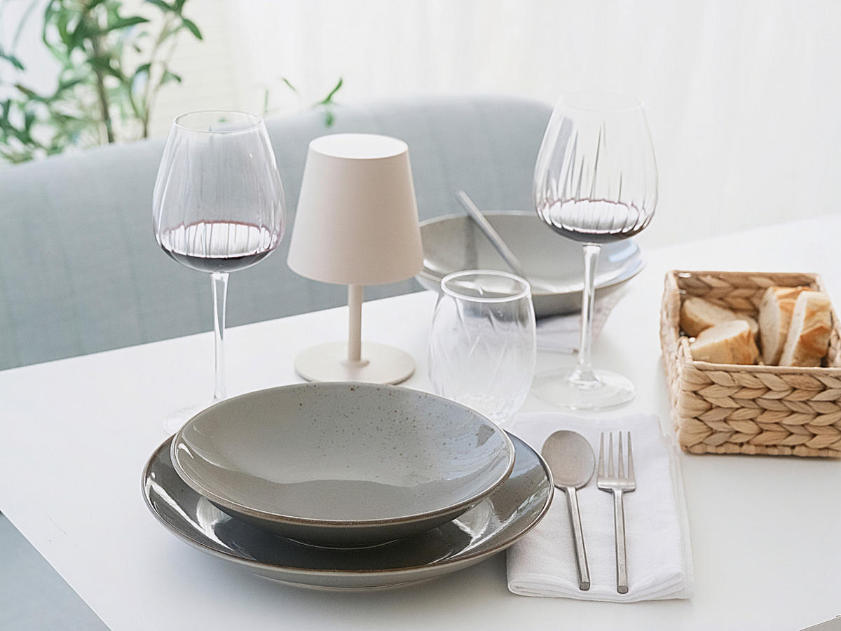 SERVIS Nature Collection 8 delar  - grå, Basics, keramik - Creatable