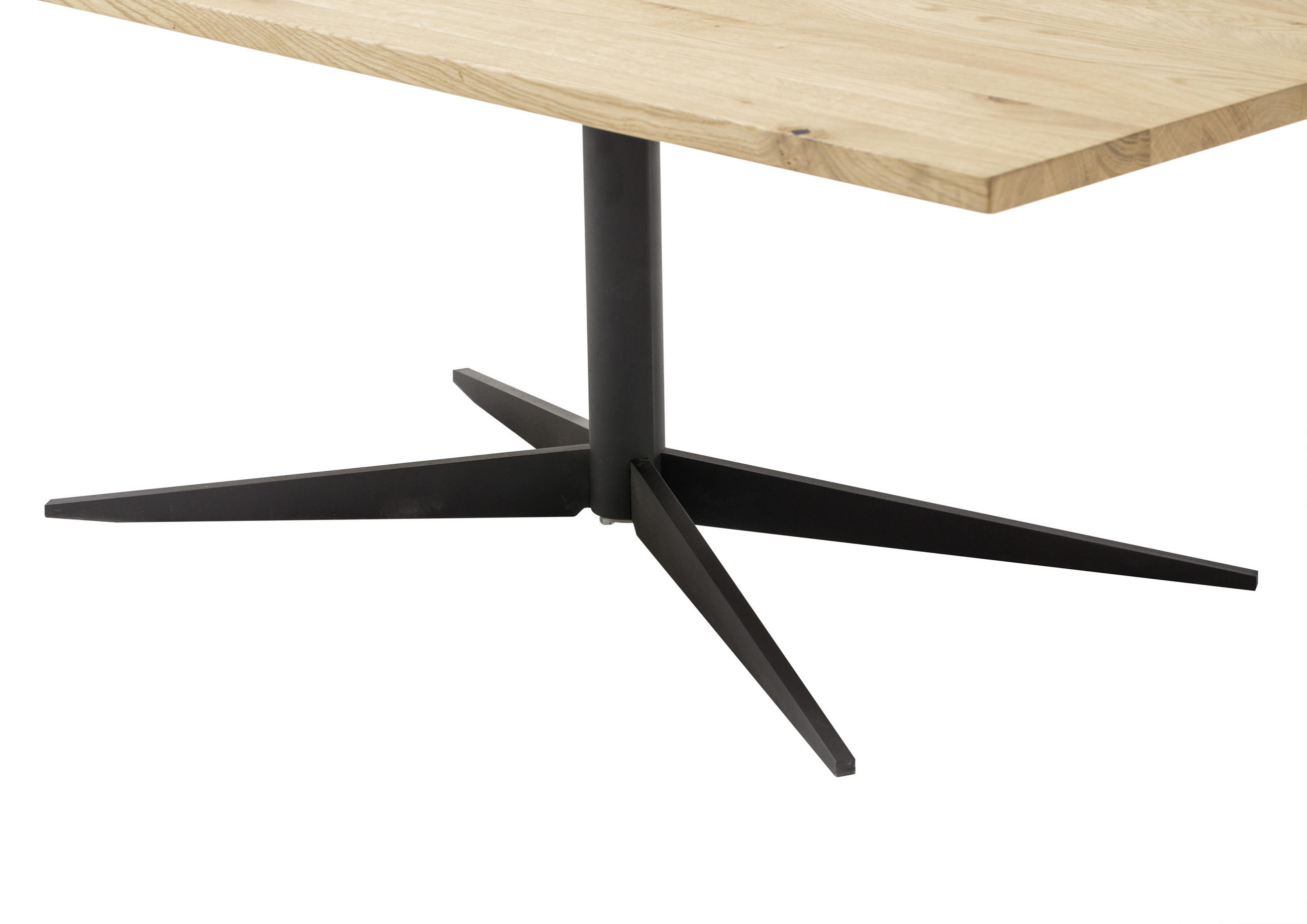 KLUB STOLIĆ crna, boje hrasta  drvo, metal  - boje hrasta/crna, Moderno, drvo/metal (110/60/40,5cm) - Hom`in