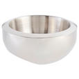 SCHALE   - Edelstahlfarben, Trend, Metall (21,2/10,5cm) - Novel