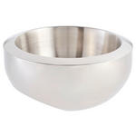 SCHALE   - Edelstahlfarben, Trend, Metall (21,2/10,5cm) - Novel