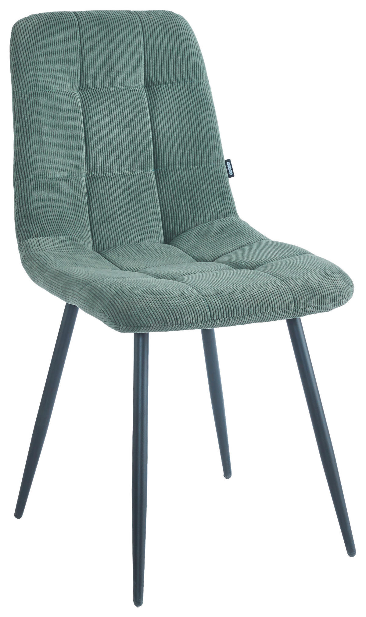 STOL, kovina, tekstil zelena, črna  - črna/zelena, Design, kovina/tekstil (45/89/58cm) - Boxxx